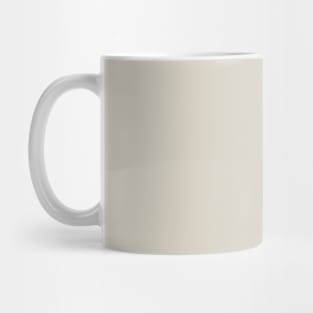 Cement Neutral Plain Solid Color Mug